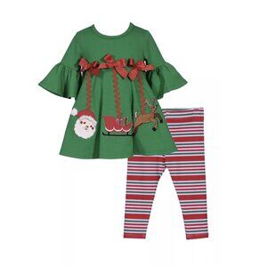 NWT Iris & Ivy Holiday Ornament Tunic & Leggings Set (Baby)